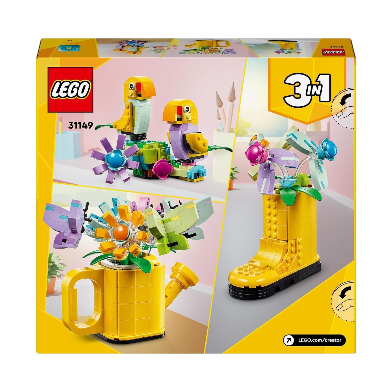 LEGO® 31149 - Creator - Gießkanne mit Blumen (420 Teile)