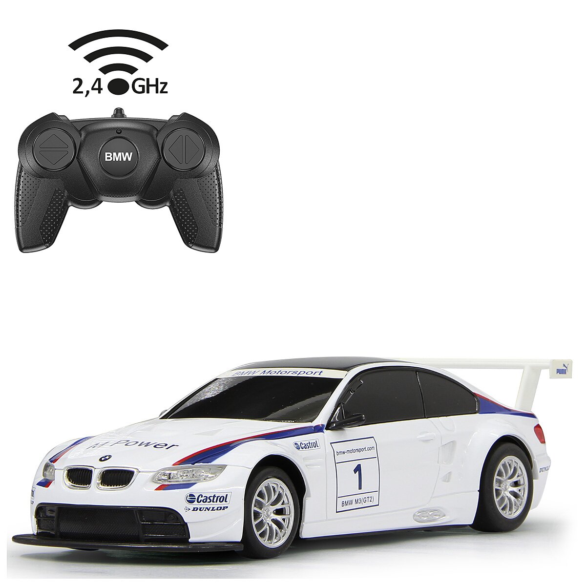 BMW M3 Sport 1:24 weiss 2,4GHz