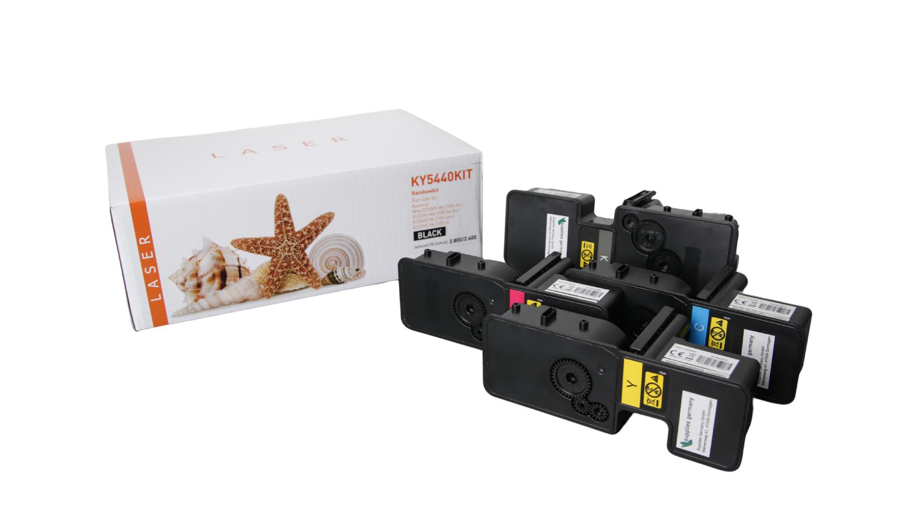 TK5440KIT alternativ Toner Rainbowkit für Kyoce / TK5440 / BK2.800 / CMY2.400 Seiten TK5440KIT alternativ Toner Rainbowkit für Kyoce / TK5440 / BK2.800 / CMY2.400 Seiten