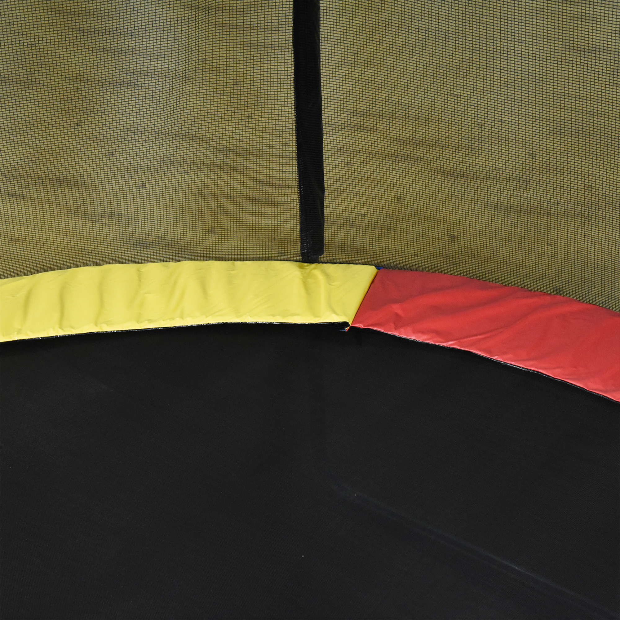 Trampolin Randabdeckung Sicherheitsnetz Wetterplane Leiter Randabdeckung: Ø 244cm Bunt