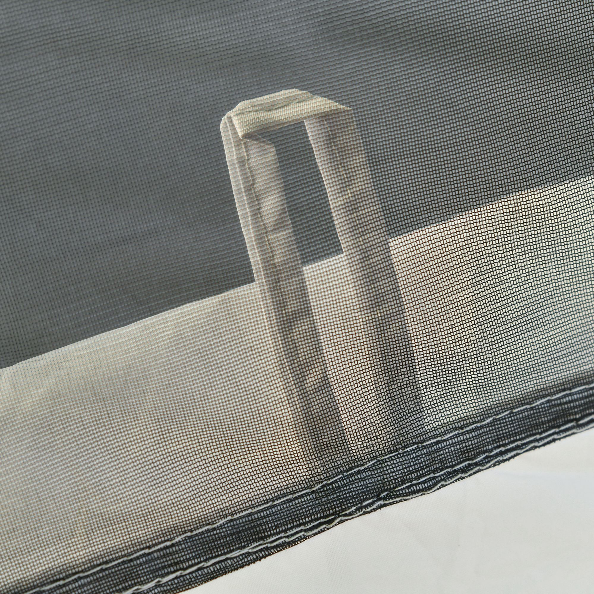 Pop-up-Zelt Automatischer Aufbau Wetterfest Hydraulischer Druckmechanismus 240 cm x 240 cm x 199 cm Grün+Grau