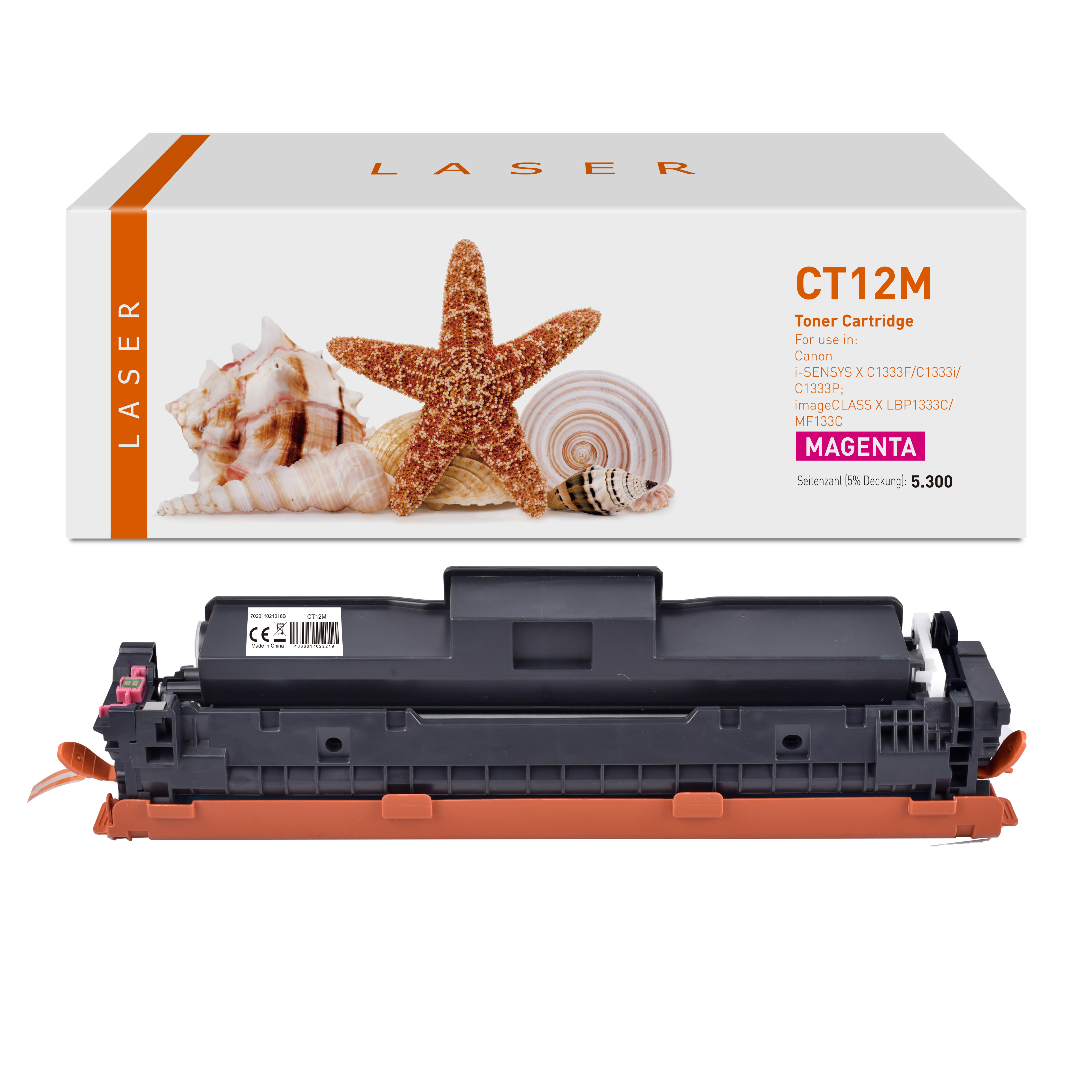 T12Y alternativ Toner gelb für Canon / 5095C006 / 5.300 Seiten