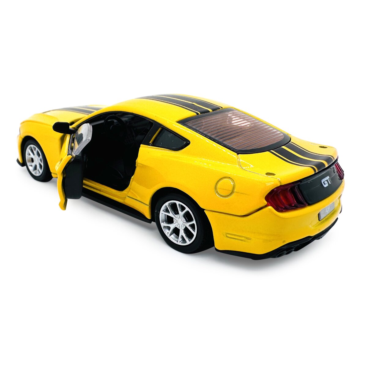 Ford Mustang GT Diecast 1:42 gelb 2in1
