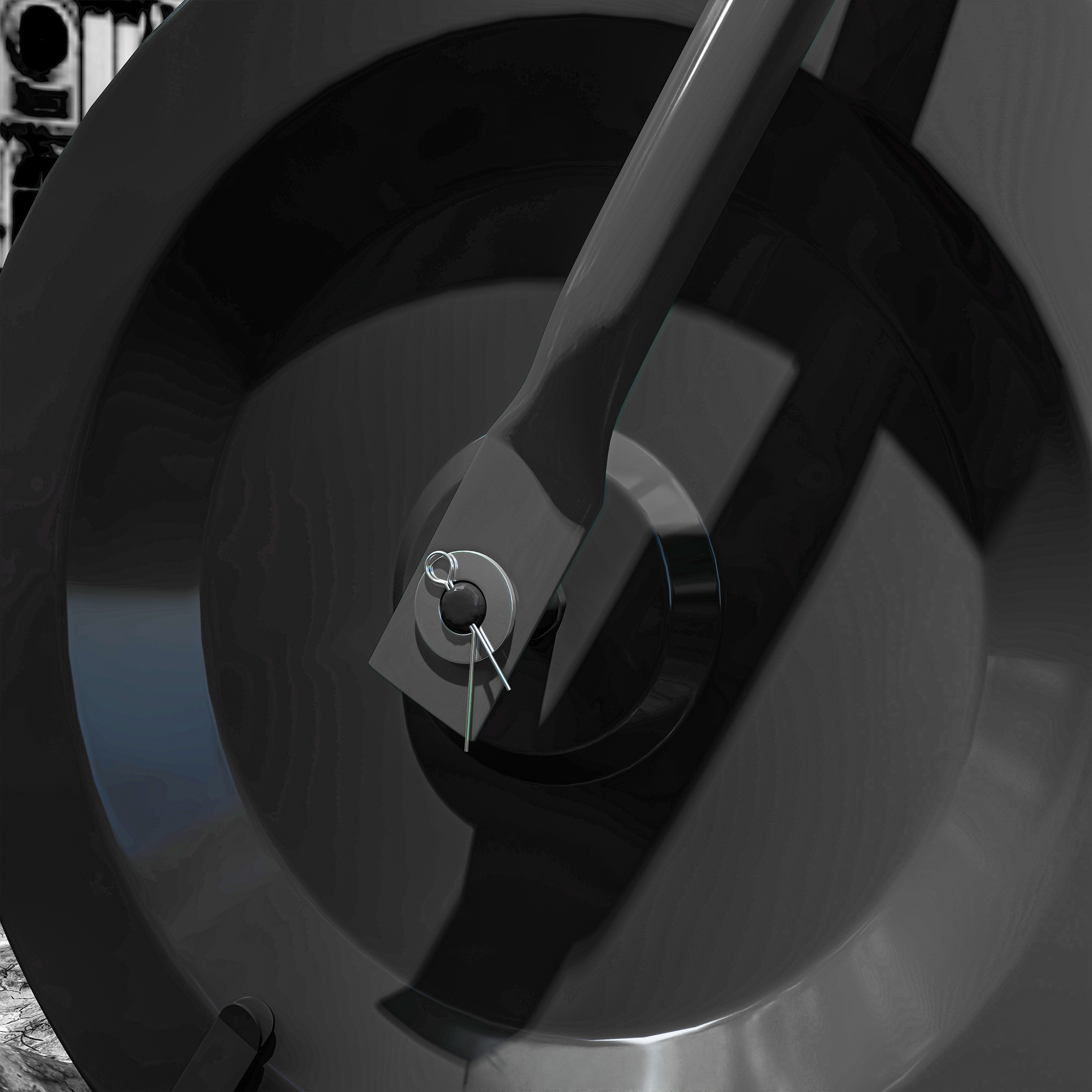 Kompoststreuer 75L 61x40cm Düngerstreuer Rasen Garten mit T-Griff Mesh-Korb Metall Schwarz