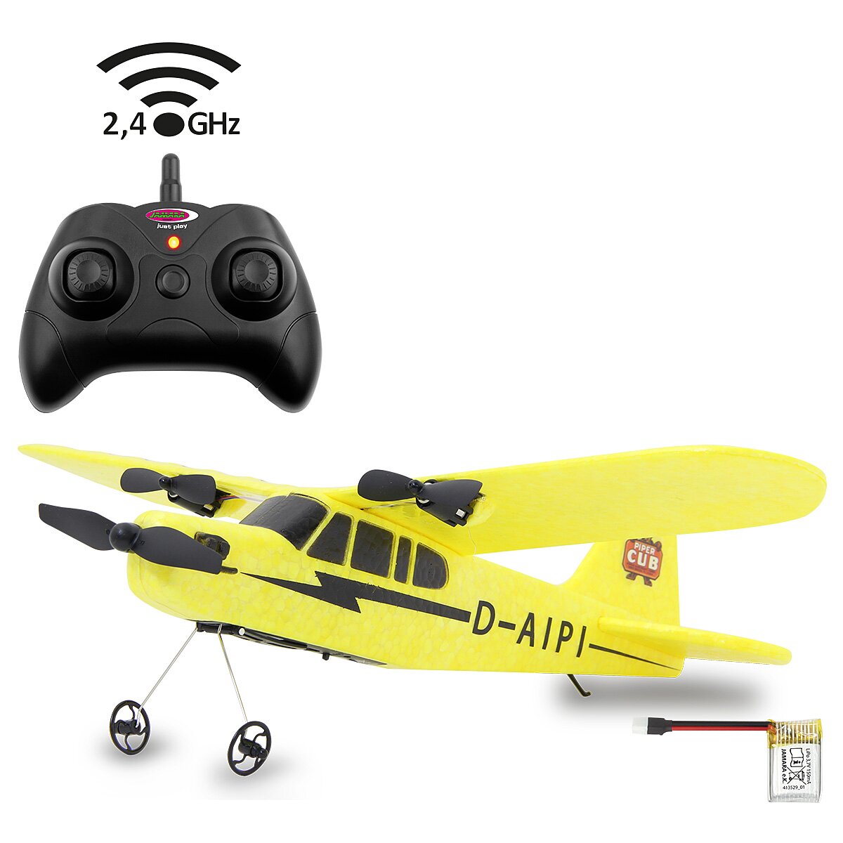 Piper J3-CUB Flugzeug 2,4 GHz Gyro 2CH