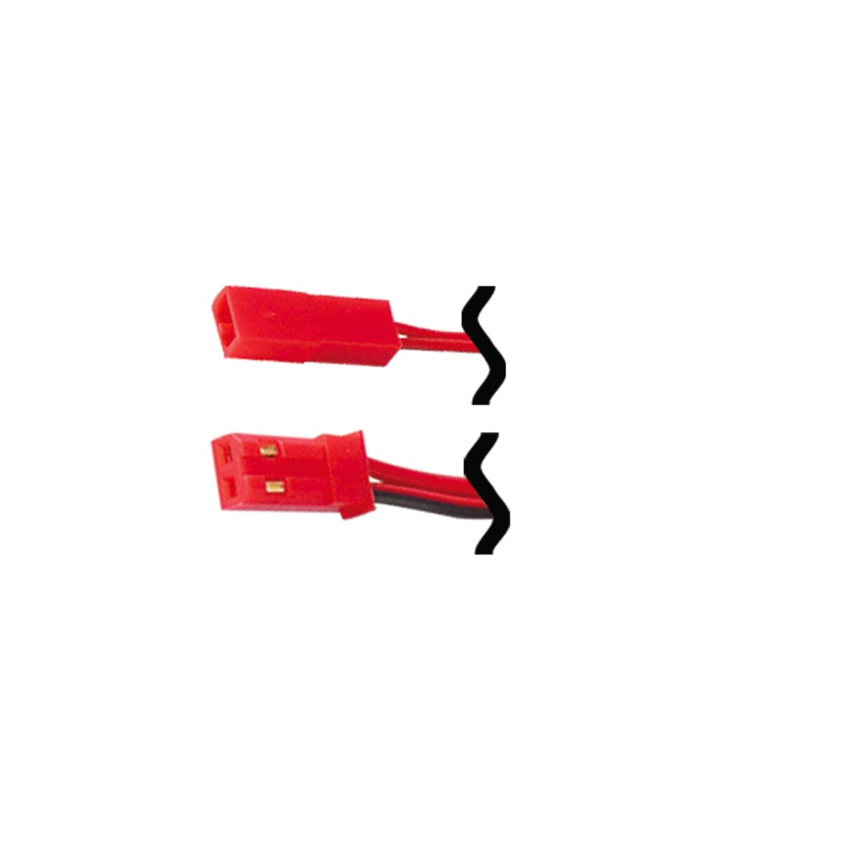 BEC Kabelset Buchse/Stecker vergoldet 0,25 mm² BEC Kabelset Buchse/Stecker vergoldet 0,25 mm²