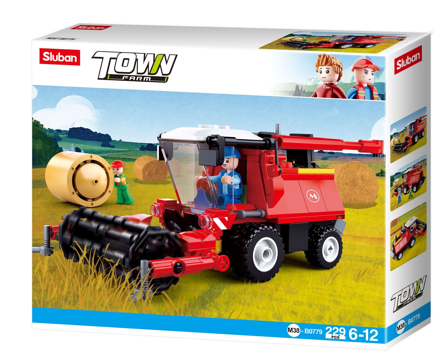 Sluban M38-B0779 - Town Farm - Mähdrescher