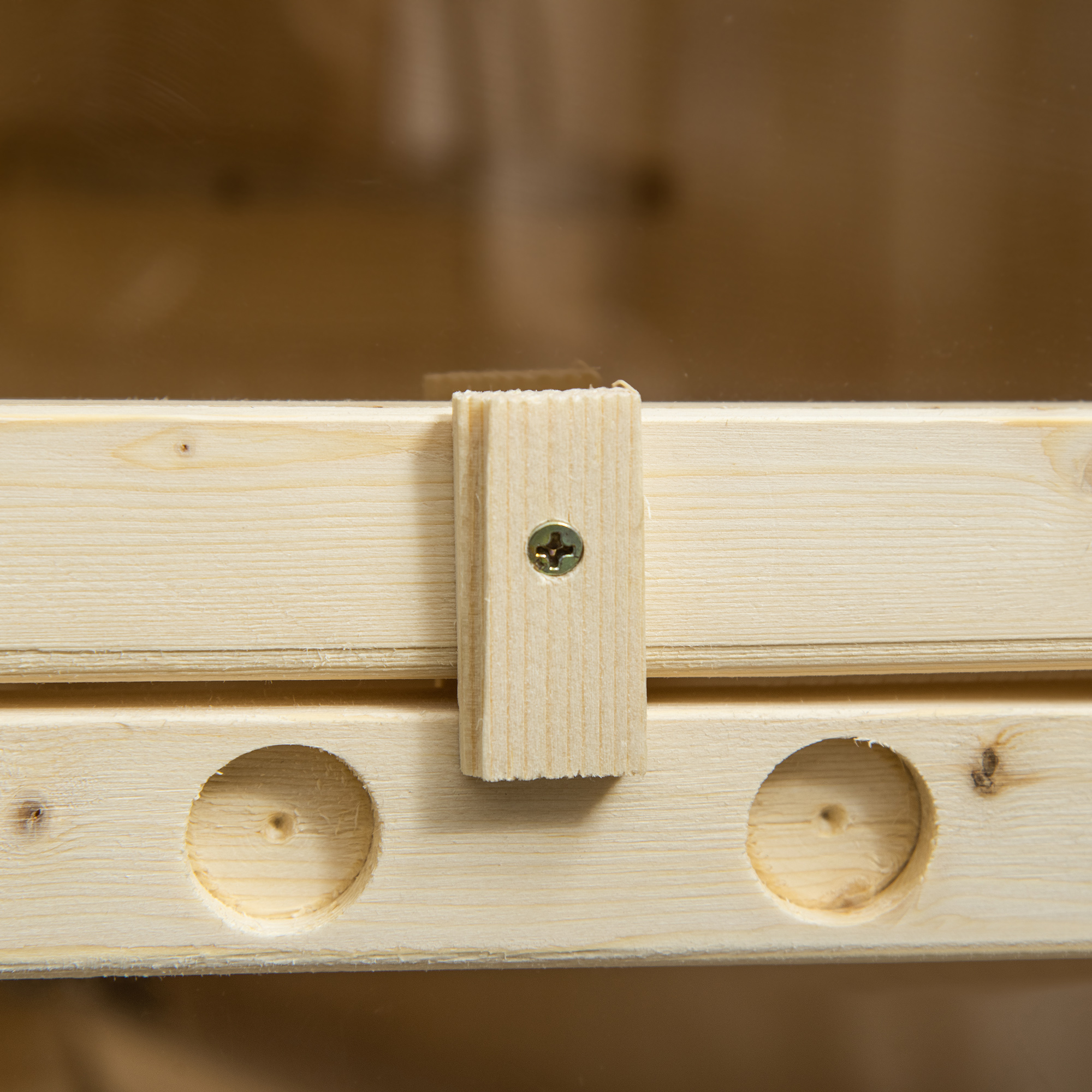 Hamsterkäfig aus Holz 5 Etagen Nagarium Nagerkäfig Kleintierkäfig mit Gitterdach Rampen, Holzkäfig Mäusekäfig groß Käfig für Hamster Zwerghamster 60 x 40 x 120 cm Naturholz