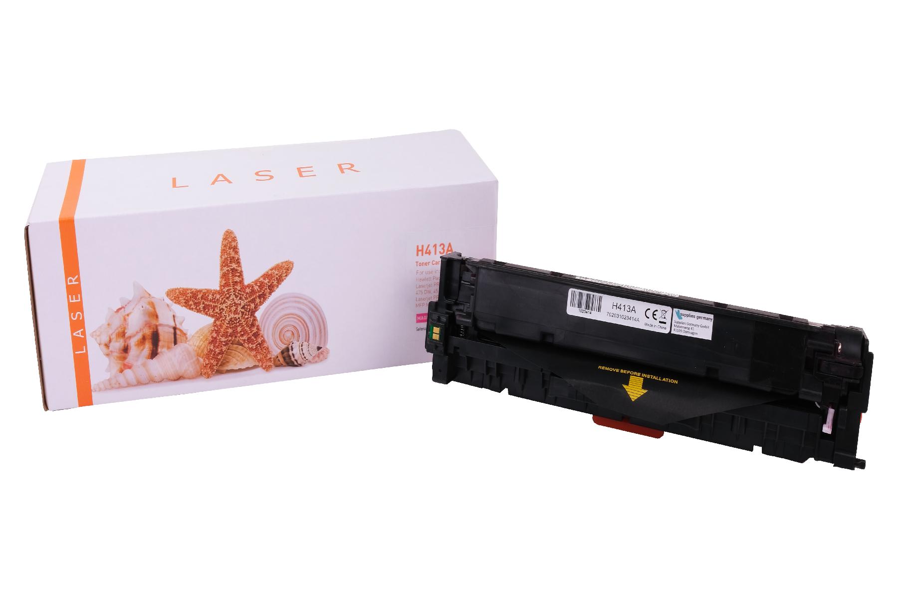 CE413A alternativ Toner Magenta für HP / CE413A / 305A / 2.600 Seiten CE413A alternativ Toner Magenta für HP / CE413A / 305A / 2.600 Seiten