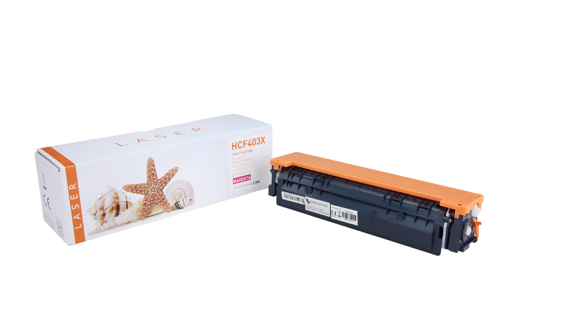 CF403X alternativ Toner Magenta für HP / CF403XM / 2.300 Seiten CF403X alternativ Toner Magenta für HP / CF403XM / 2.300 Seiten