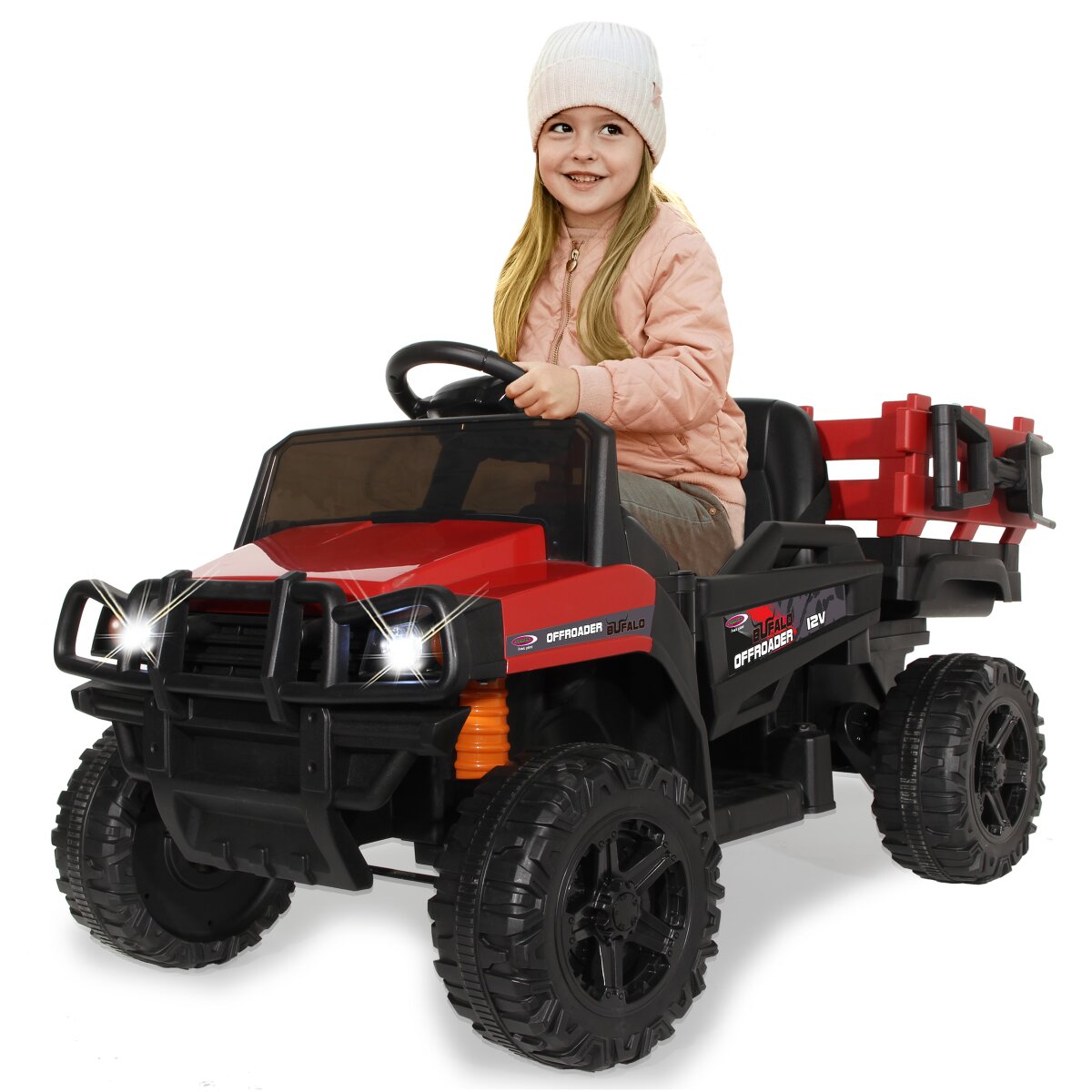 Kinderfahrzeug Offroader Bufalo rot 12V Kinderfahrzeug Offroader Bufalo rot