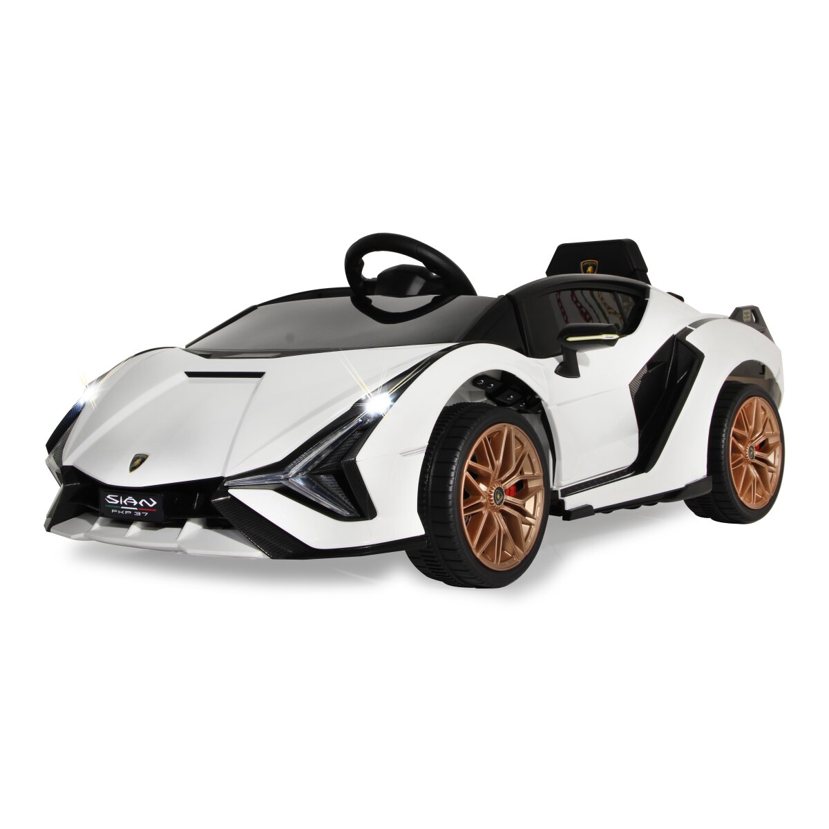 Kinderfahrzeug Lamborghini Sián FKP 37 weiß