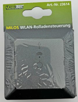 MILOS WiFi Rolladensteuerung, Anthrazit, Android + iOS- App,Alexa/Google tauglich
