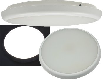 LED Deckenleuchte "SALAO 22 NW" IP54, 22W, 2200lm, 4000K, HF Bewegungsmelder