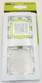 DELPHI 2-fach Rahmen, weiß