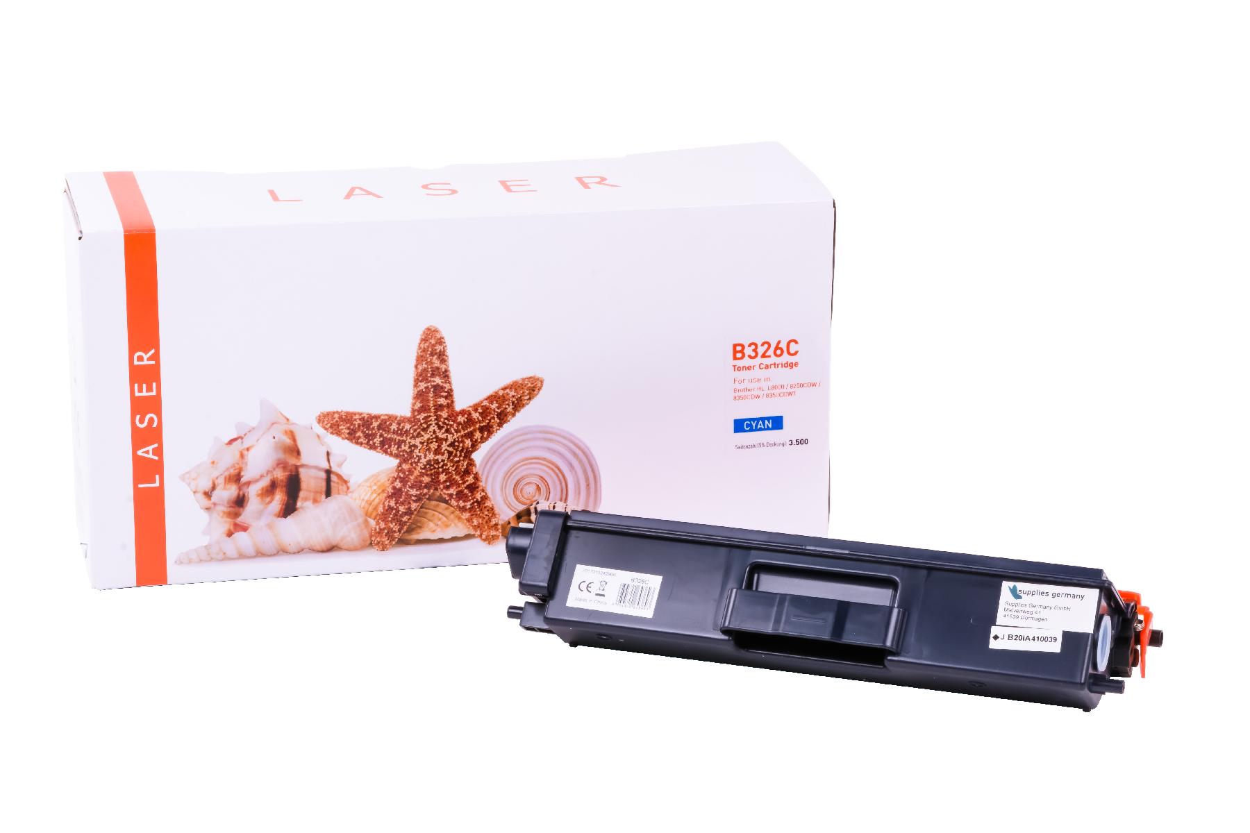 TN326C alternativ Toner Cyan für Brother / TN326C / 3.500 Seiten TN326C alternativ Toner Cyan für Brother / TN326C / 3.500 Seiten
