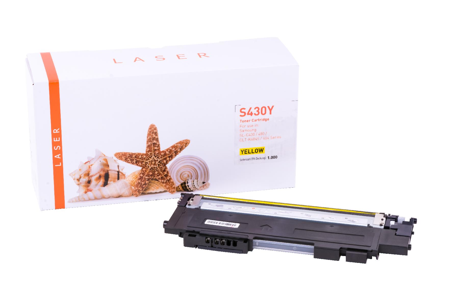 SLC430Y alternativ Toner gelb für Samsung / CLTY 404 S/ELS / 1.000 Seiten SLC430Y alternativ Toner gelb für Samsung / CLTY 404 S/ELS / 1.000 Seiten