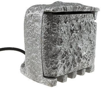 Gartensteckdose "Stone", 4-fach, 250V/16A, IP44, inkl. 5m Zuleitung