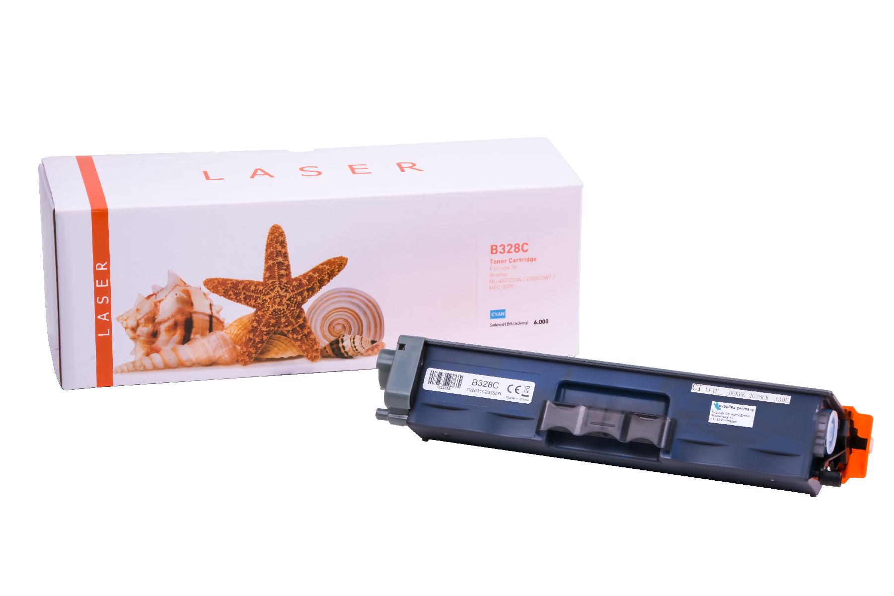 TN328C alternativ Toner Cyan für Brother / TN328C / 6.000 Seiten TN328C alternativ Toner Cyan für Brother / TN328C / 6.000 Seiten