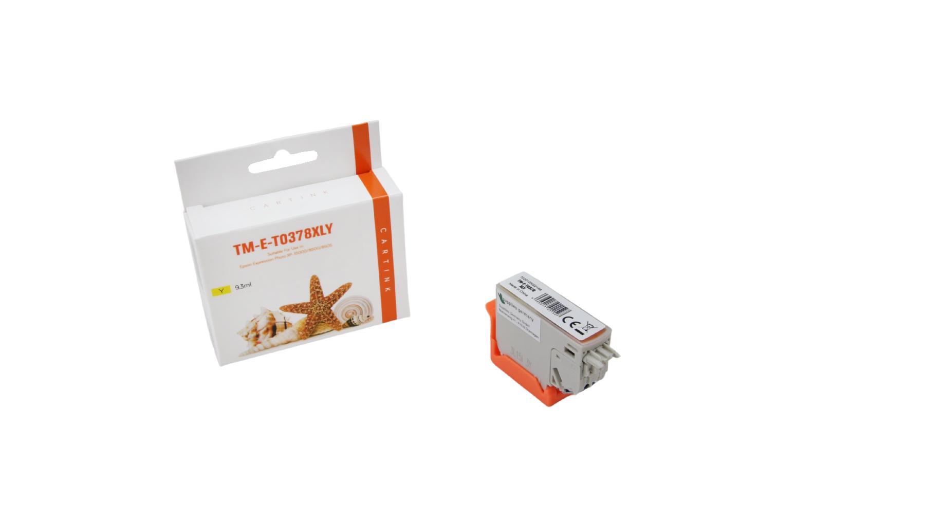 T3784XLY alternativ Seestern Tinte gelb für Epson / C13T37844010 / 9,3ml T3784XLY alternativ Seestern Tinte gelb für Epson / C13T37844010 / 9,3ml