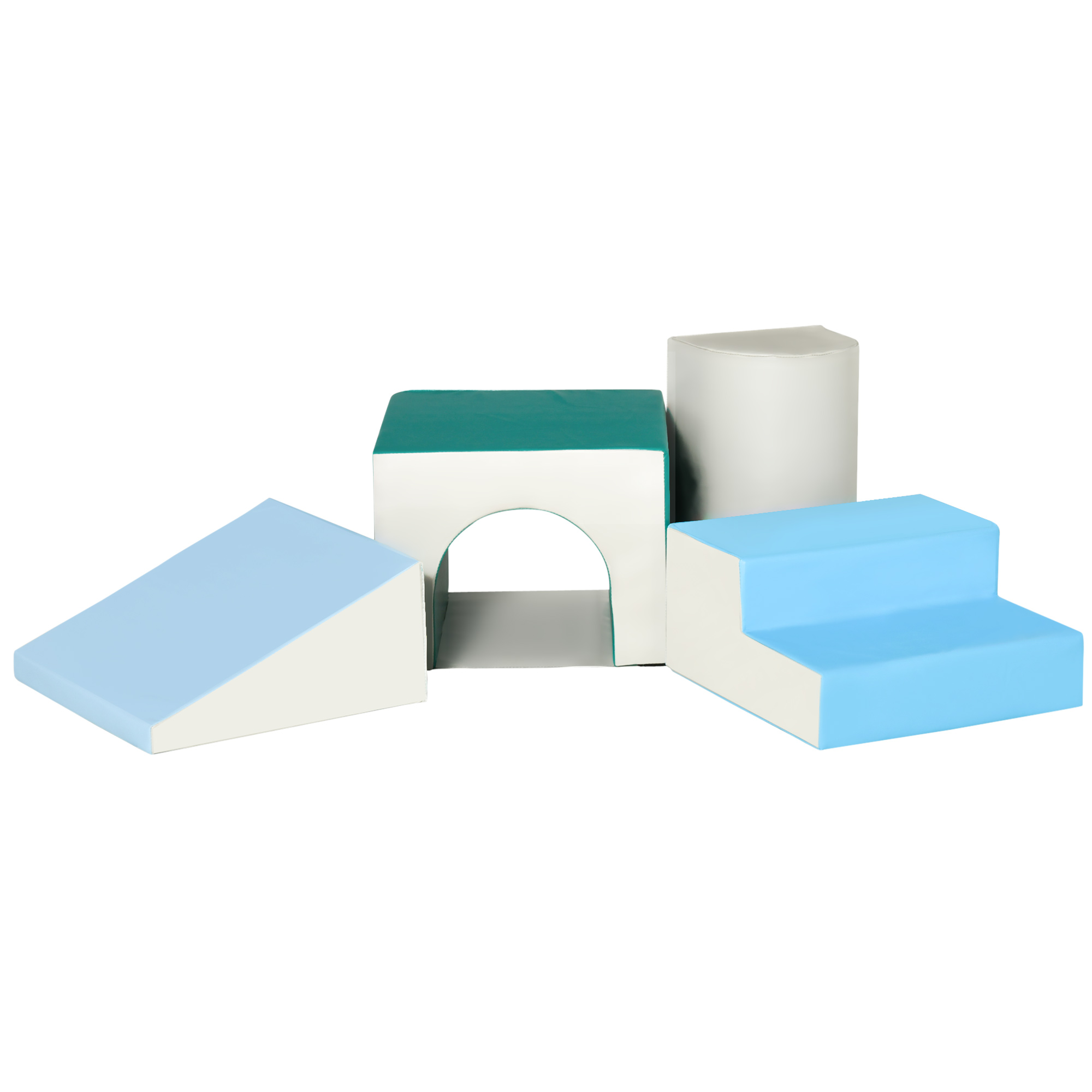 Bausteinset 4er-Set Schaumstoff Bausteine einfache Reinigung weiche Füllung Schaumstoffblöcke für 1-3 Jahre Kinder EPE Hellgrau+Blau+Grün 150 x 50 x 39 cm Bausteinset 4er-Set Schaumstoff Bausteine einfache Reinigung weiche Füllung Schaumstoffblöcke für 1-3 Jahre Kinder EPE Hellgrau+Blau+Grün 150 x 50 x 39 cm