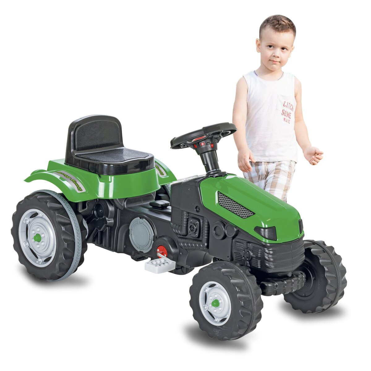 Trettraktor Strong Bull grün Trettraktor Strong Bull grün