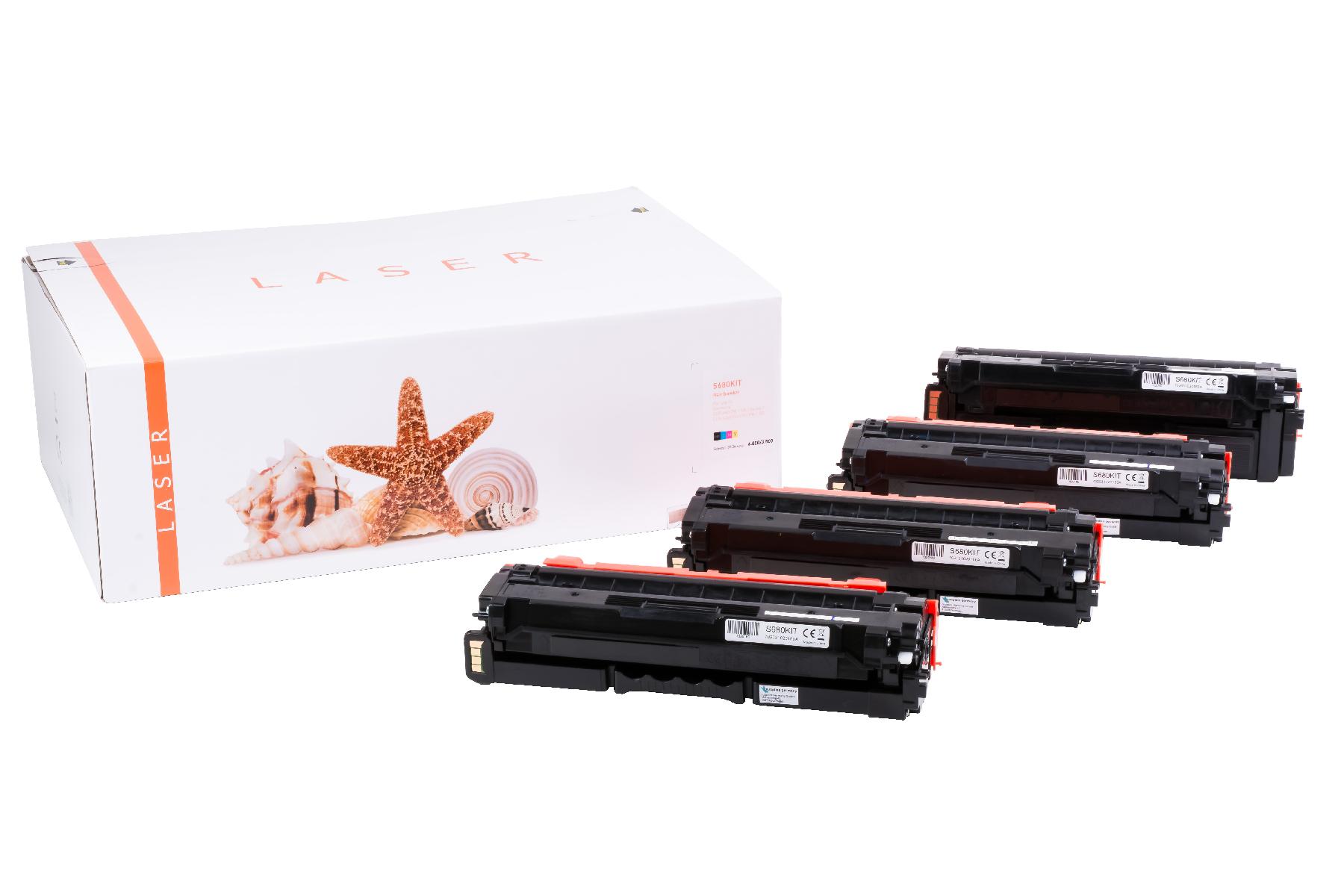 CLP680KIT alternativ Toner Rainbowkit für Samsung / CLT 506L/ELS / BK6.000 / CMY3.500 Seiten CLP680KIT alternativ Toner Rainbowkit für Samsung / CLT 506L/ELS / BK6.000 / CMY3.500 Seiten
