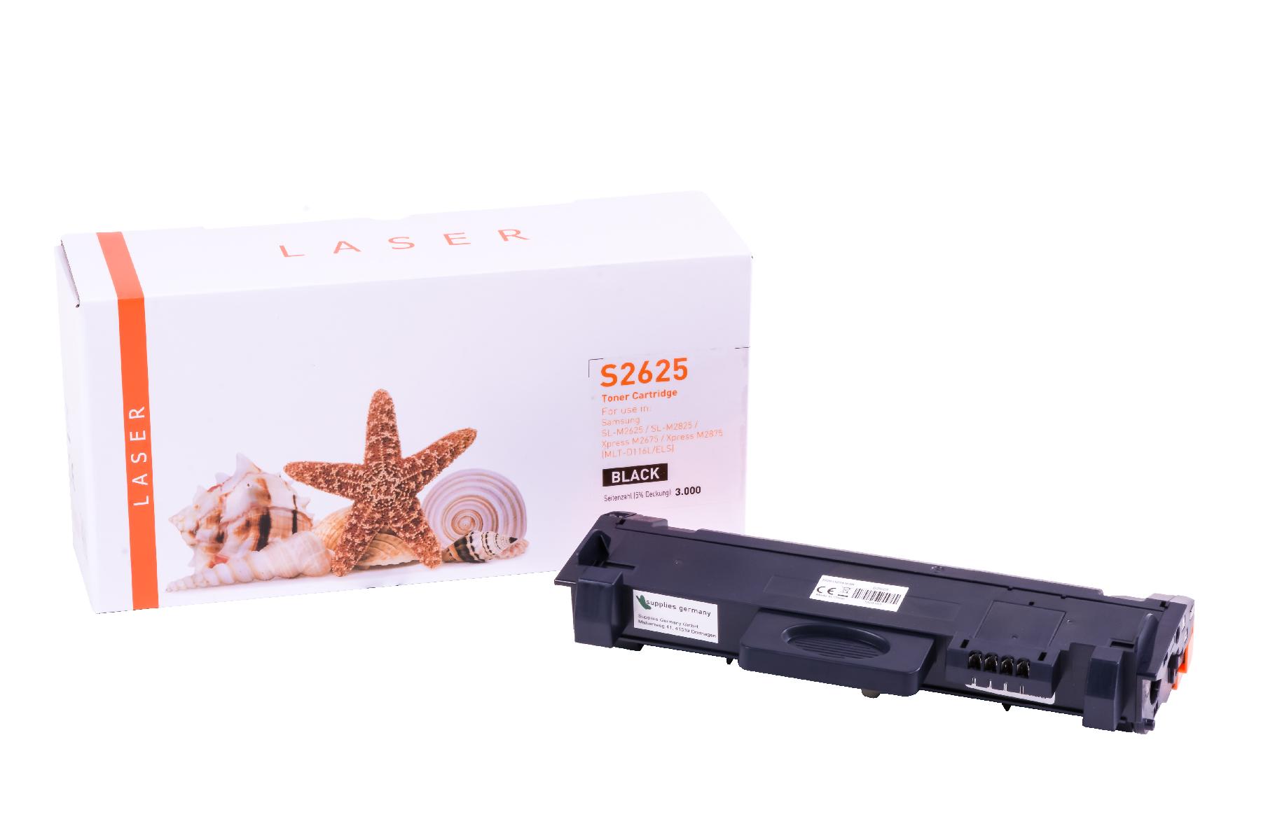 M2625 alternativ Toner schwarz für Samsung / MLTD116L/ELS / 3.000 Seiten M2625 alternativ Toner schwarz für Samsung / MLTD116L/ELS / 3.000 Seiten