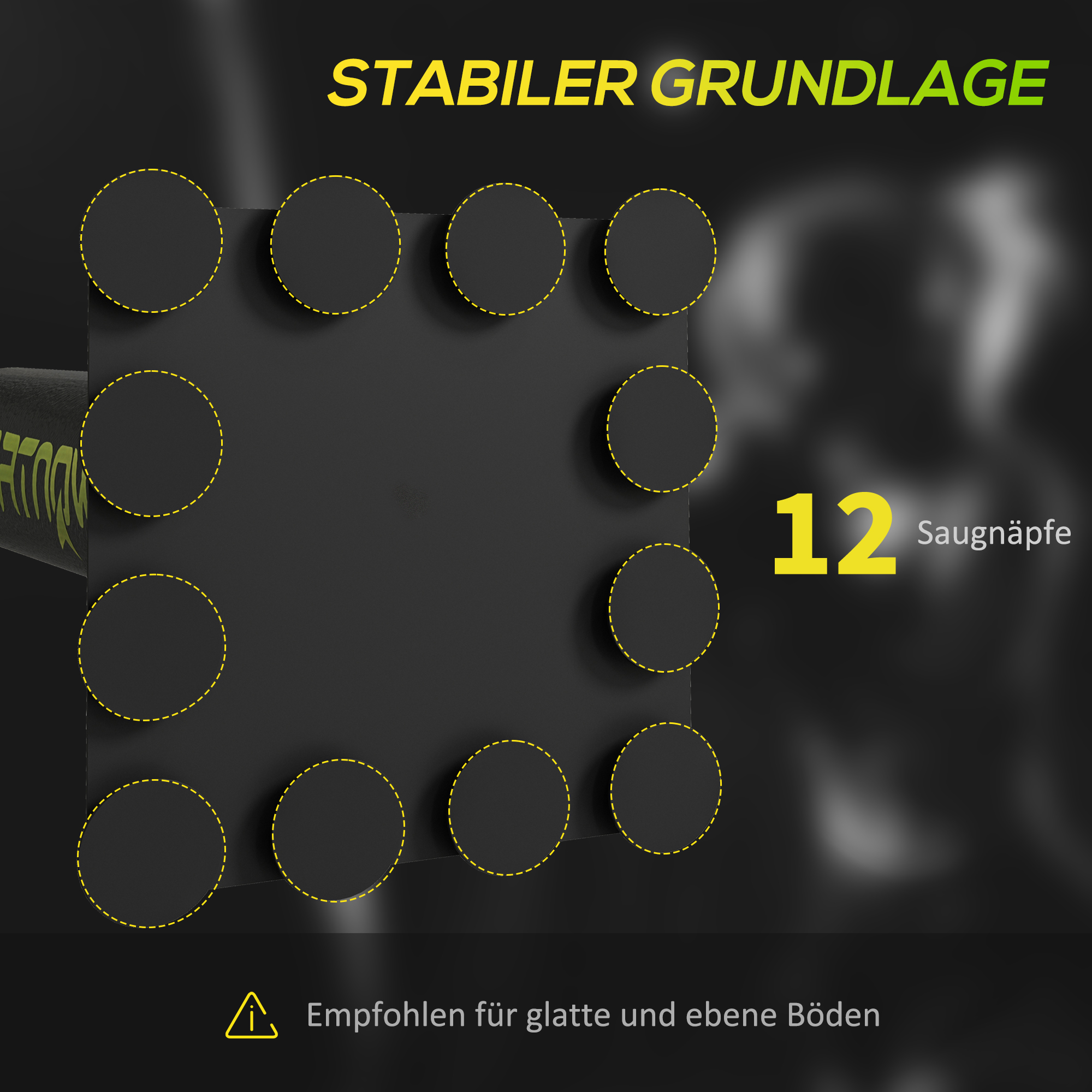 Boxstand, zwei Speedballs, drehbare Boxstange, Kickpolster, höhenverstellbar, Stahl, 107 x 36 x 140-205 cm, Schwarz
