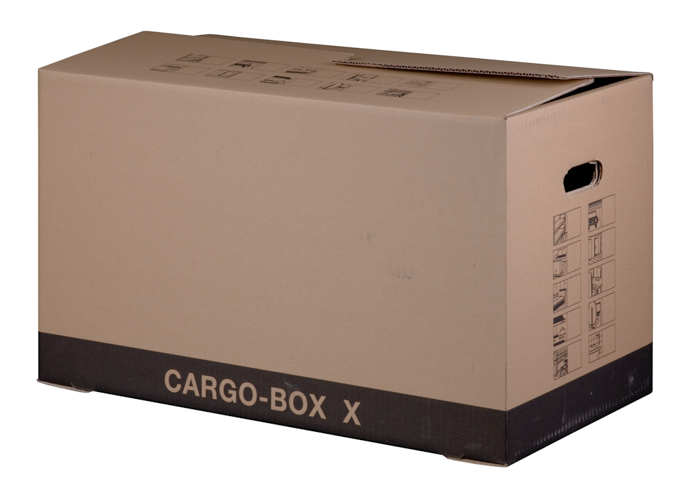 Cargobox ECO mit Steckboden, 637x340x360mm, braun, 1-wellig, VPE10 Cargobox ECO mit Steckboden, 637x340x360mm, braun, 1-wellig, VPE10