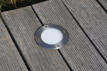 Bodenleuchte "BEL Uni R", ØxT 11x14cm, IP65, GU10 Fassung, rund