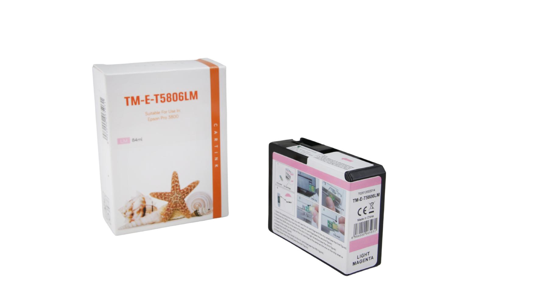 T5806 alternativ Tinte Light Magenta für Epson / C13T580600 / 84ml T5806 alternativ Tinte Light Magenta für Epson / C13T580600 / 84ml
