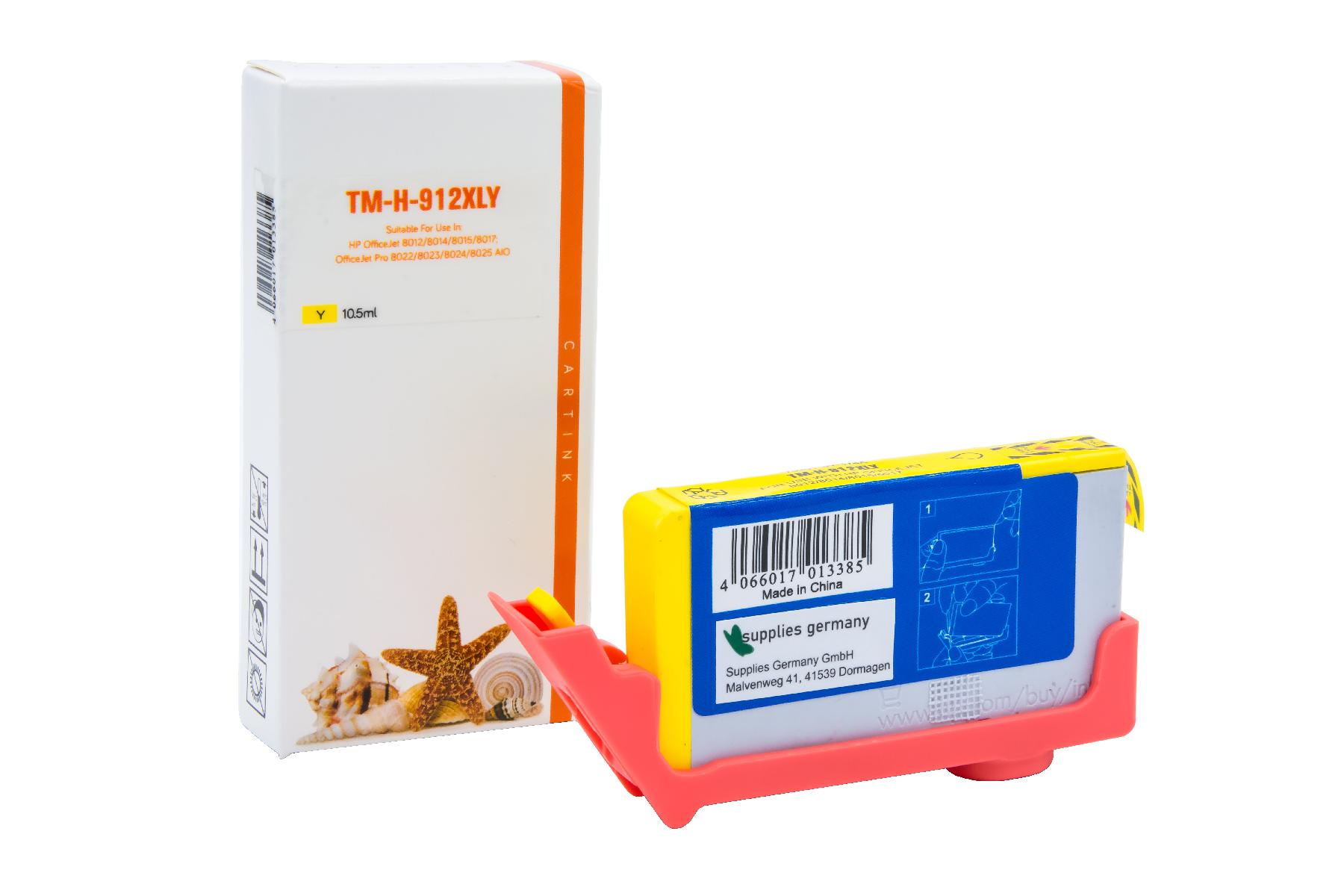 912XLY Refill Tinte gelb für / 3YL83AE / 10,5ml 912XLY Refill Tinte gelb für / 3YL83AE / 10,5ml