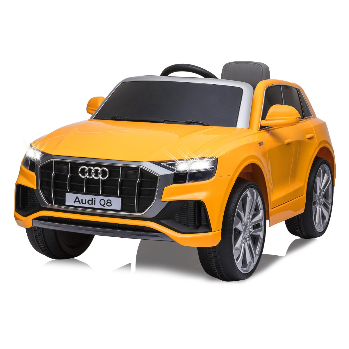 Kinderfahrzeug Audi Q8 gelb