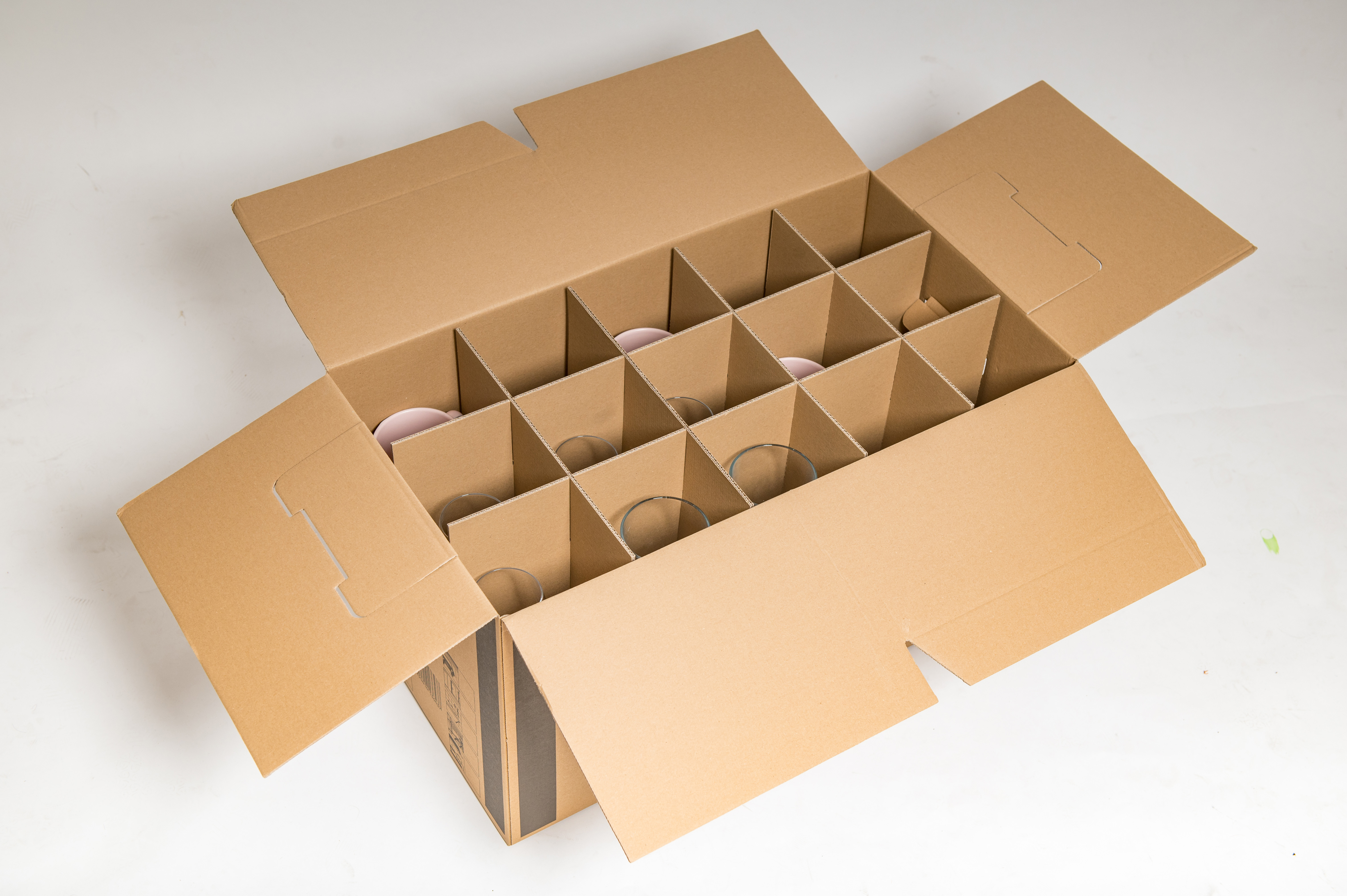Gläserkarton, 64x34x36cm, VPE5 Gläserkarton, 64x34x36cm, VPE5