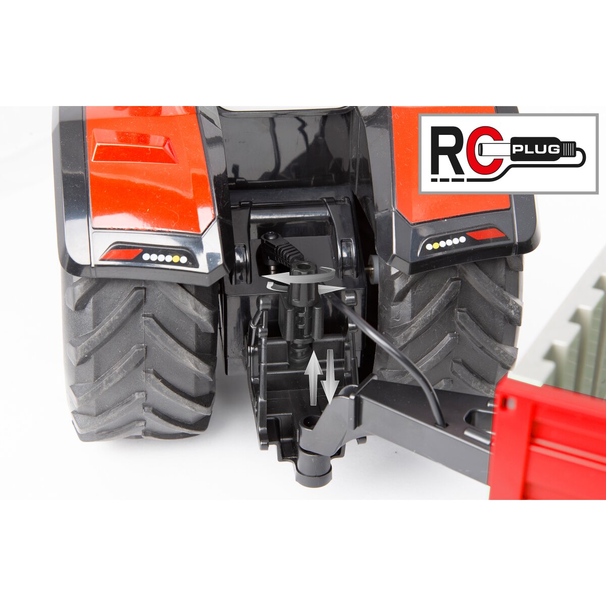 Kipper rot für RC-Traktor 1:16