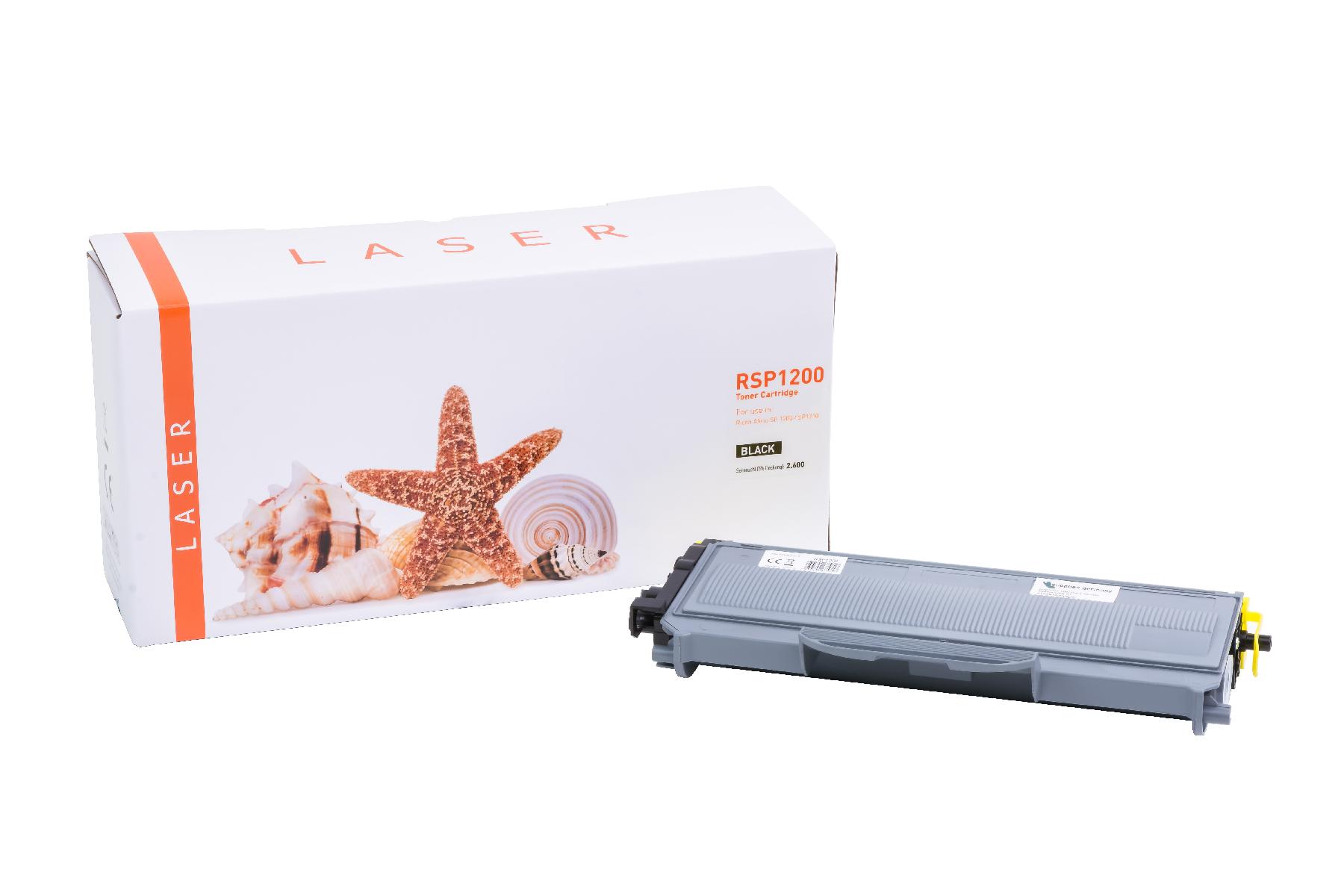 SP1200 alternativ Toner schwarz für Ricoh / 406837 / 2.600 Seiten SP1200 alternativ Toner schwarz für Ricoh / 406837 / 2.600 Seiten