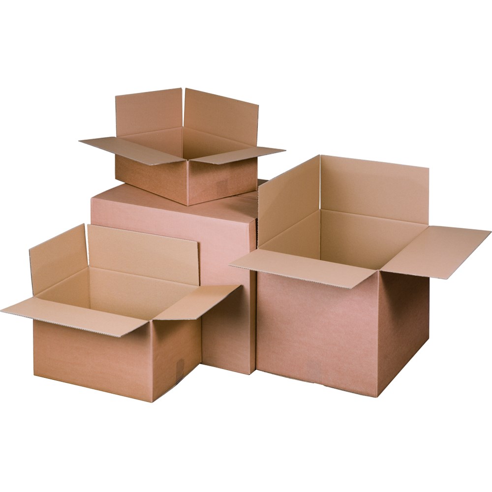 Versandkarton, 304x217x150mm, braun, 2-wellig, VPE10 Versandkarton, 1188x588x579mm, braun, 2-wellig, VPE90