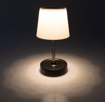 LED Akku Tischleuchte 29cm, dimmbar, 115-290mm ausziehbar, Warmweiß