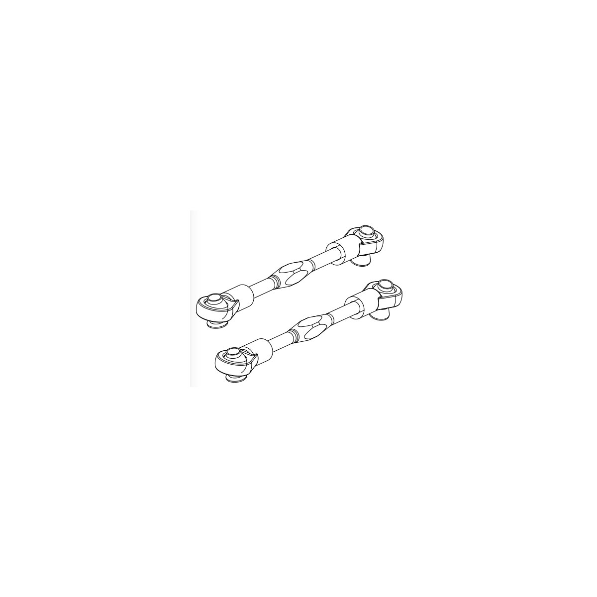 Spurstangen Skull/Nightstorm/ Crossmo Spurstangen Skull/Nightstorm/ Crossmo