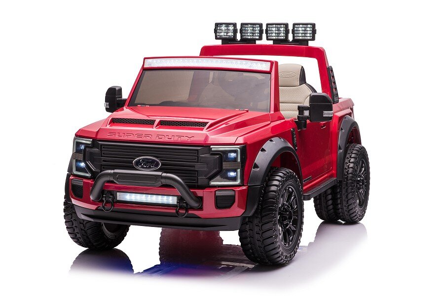 Kinderfahrzeug Ford Super Duty - rot - 12V-Version