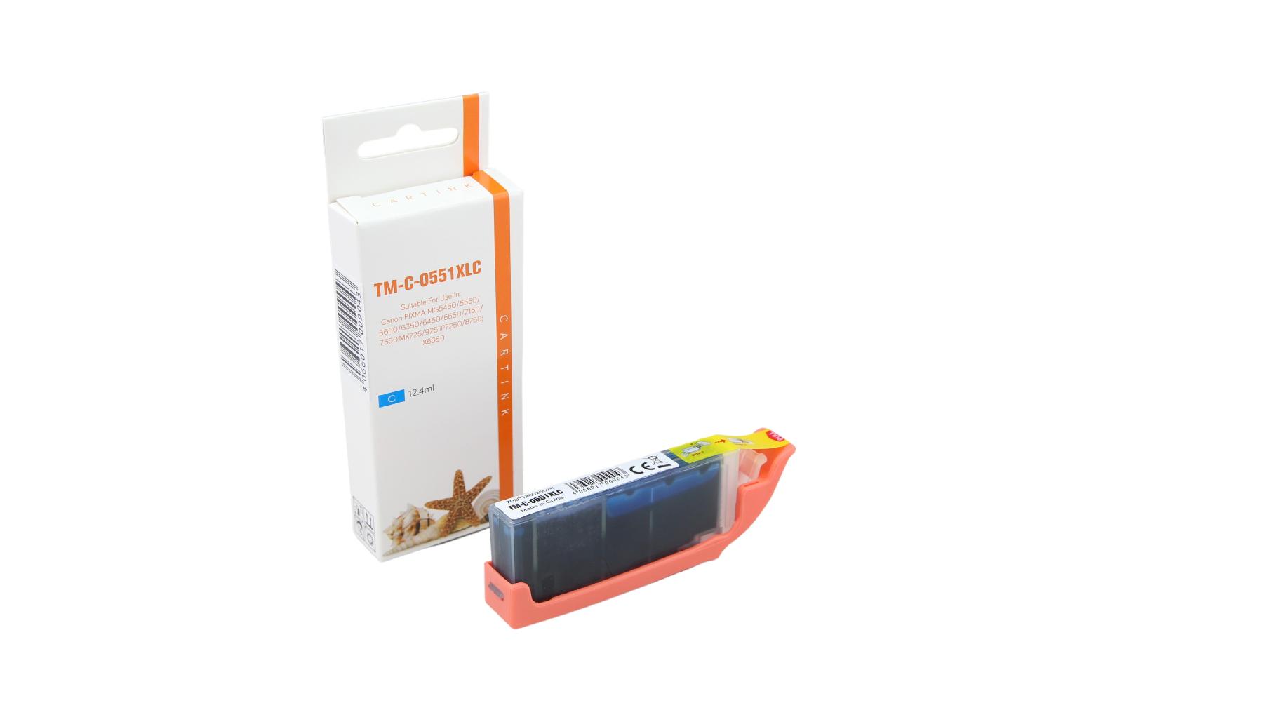 CLI551CXL alternativ Seestern Tinte Cyan f / 6509B001 / 12,4ml CLI551CXL alternativ Seestern Tinte Cyan f / 6509B001 / 12,4ml
