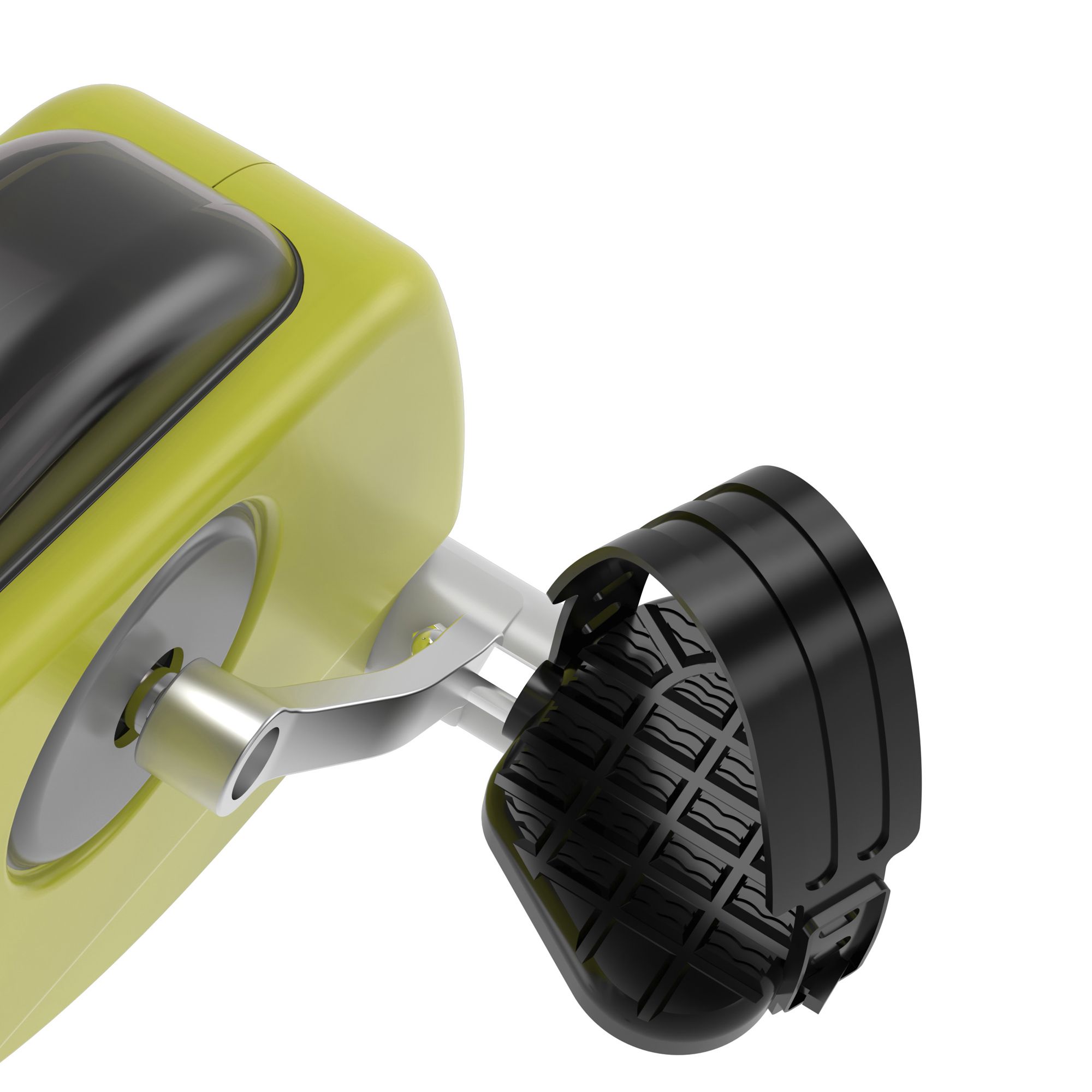 Heimtrainer Fahrradtrainer klappbar Magnetisch Hometrainer Fahrrad mit LCD Monitor, 8 stufig einstellbarem Magnetwiderstand, Platzsparend Fitnessbikes für Zuhause Gelb+Weiß