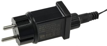 LED Aussen-Lichterkette "CT-ALK100" 10m, warmweiß, Kabel schwarz, IP44, 100 LEDs