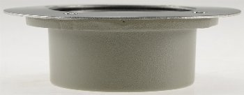 Solar LED Bodenstrahler "CTB-R", rund, ØxH 12x4cm, IP44, Edelstahl-Front