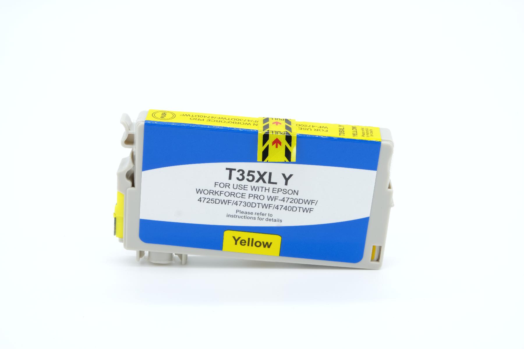 T35XLY alternativ Tinte gelb für Epson / C13T35944010 / 1.900 Seiten T35XLY alternativ Tinte gelb für Epson / C13T35944010 / 1.900 Seiten