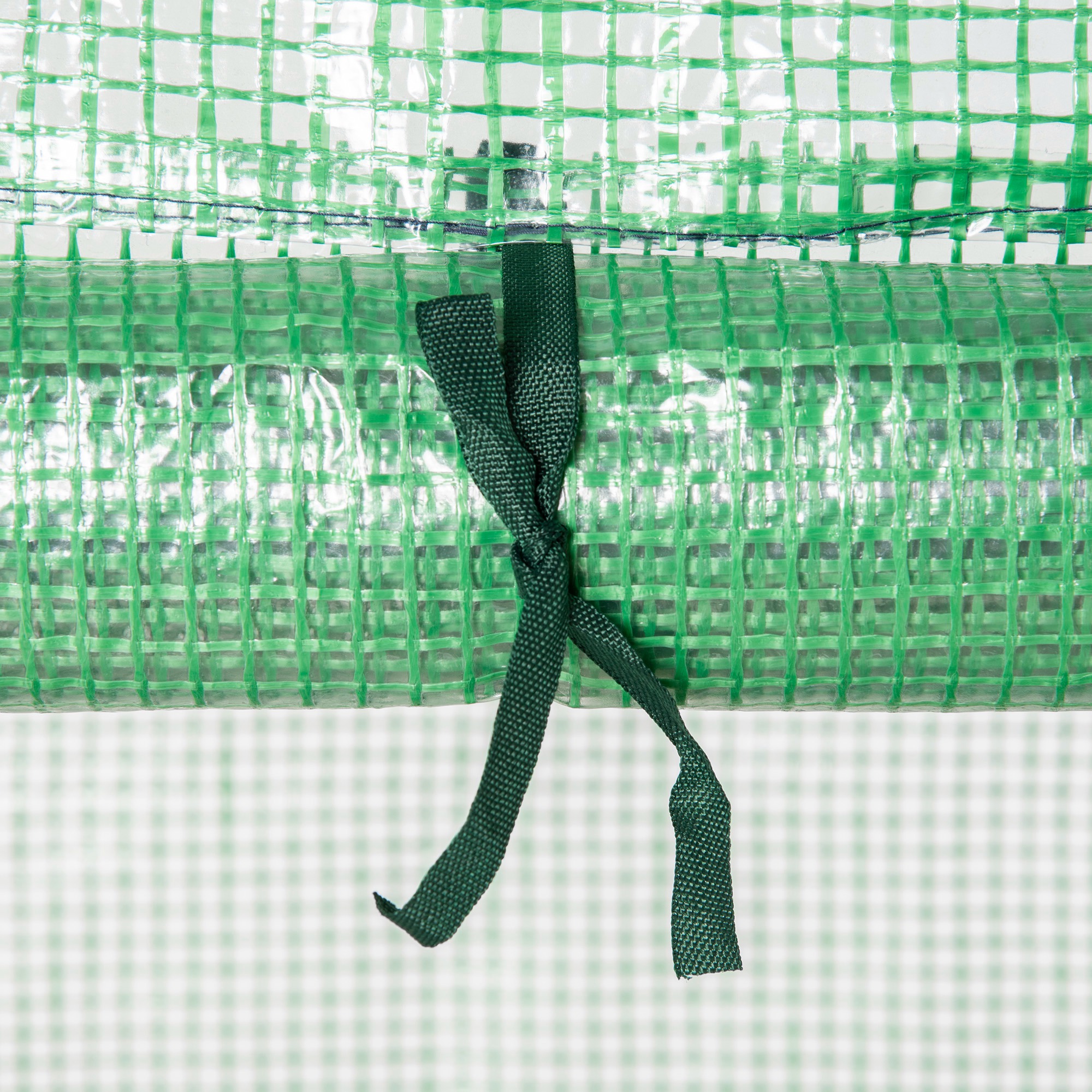 Folien-Gewächshaus, Treibhaus, Mini-Gewächshaus, Pflanzenhaus, Frühbeet, 4 Regalfächer, 70 x 50 x 160 cm, Dunkelgrün