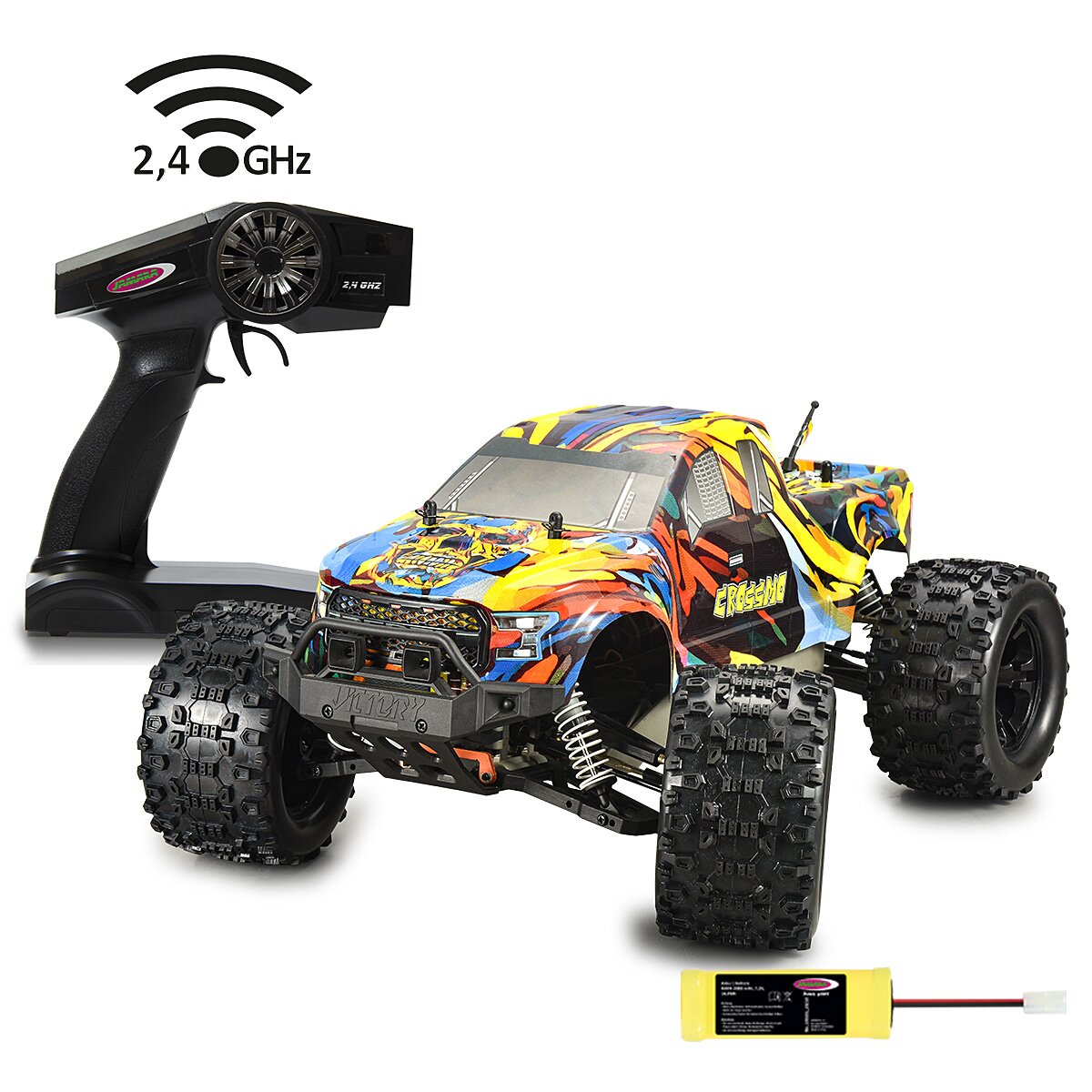 Crossmo Monstertruck 4WD 1:10 NiMh 2,4GHz