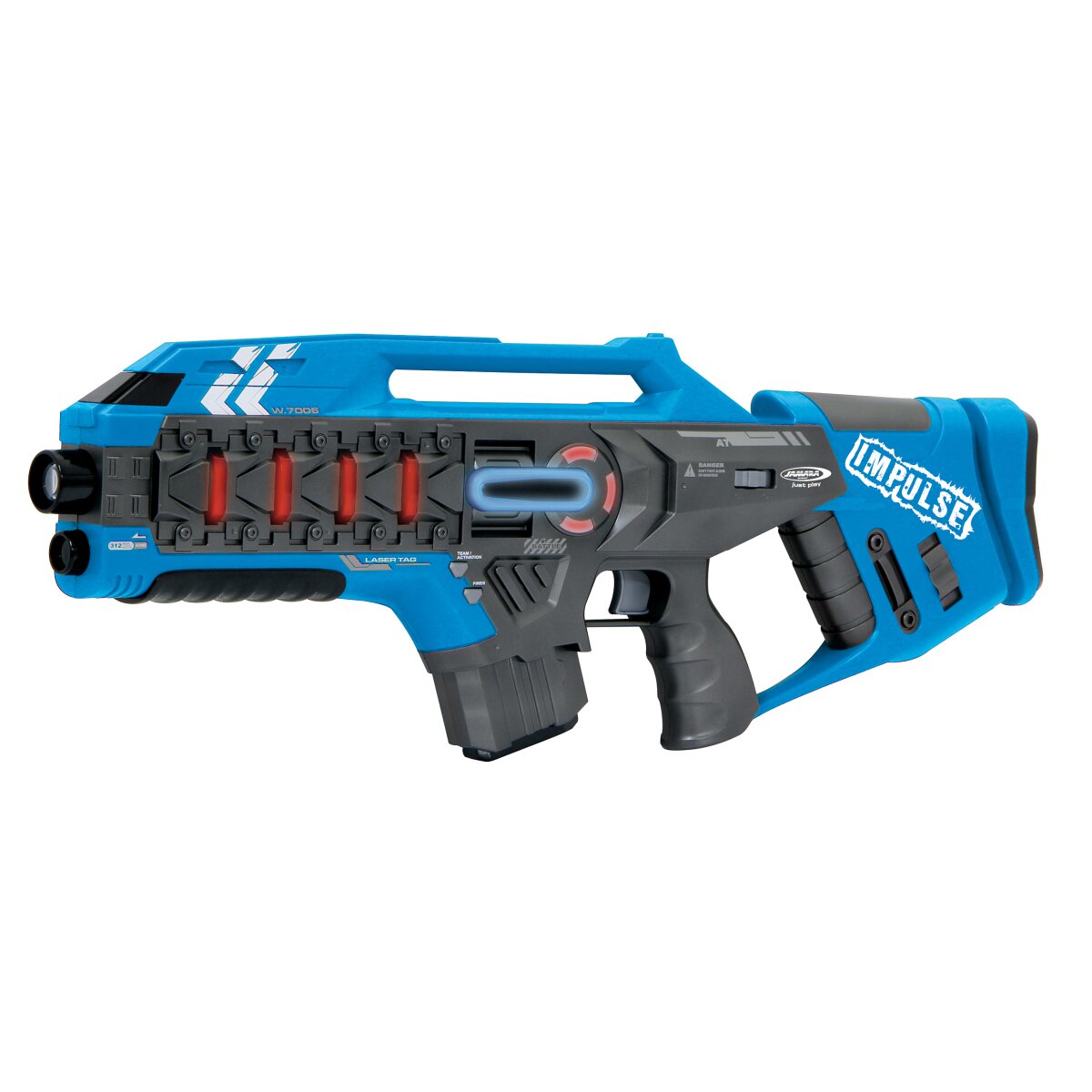 Impulse Laser Gun Rifle Set blau/grün