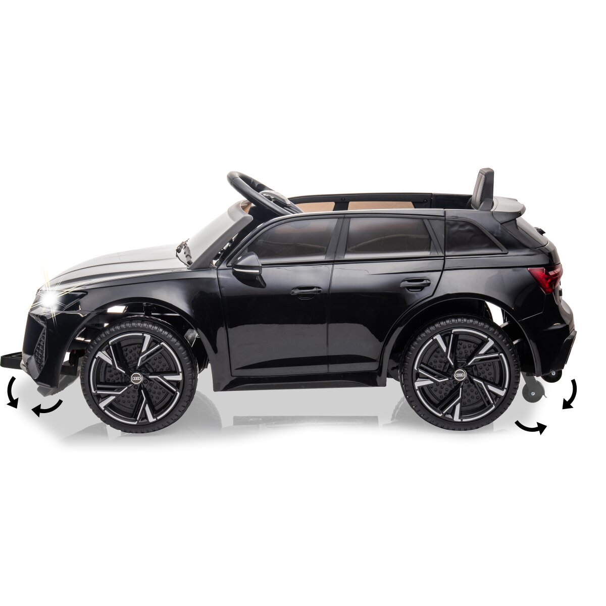 Kinderfahrzeug Audi RS 6 schwarz